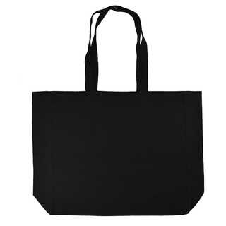Baumwollshopper mit Bodenfalte, 225 gr/m²