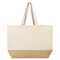 Baumwoll Shopper mit Jute Boden