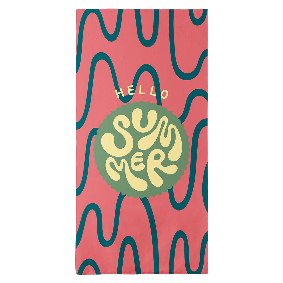 Sophie Muval Sublimation Strandtuch 200x100 cm, 350 gr/m²