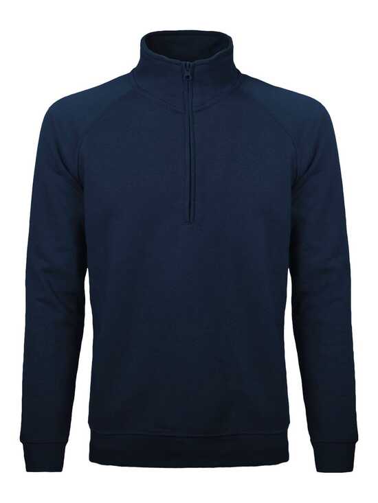 BS Sirio Pullover mit halbem Reißverschluss, 280 gr/m²
