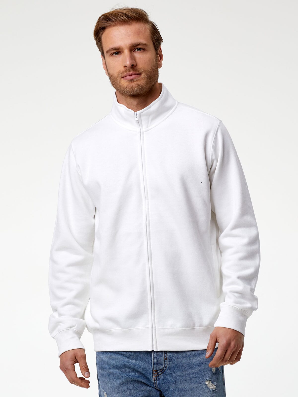 BS Harlem Pullover mit durchgehendem Reißverschluss, 280 gr/m²
