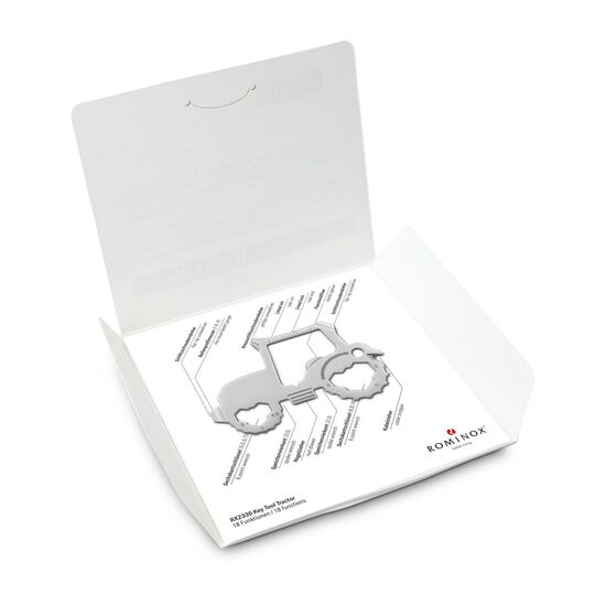 Das Key Tool kommt in einem „Merry Christmas”-Mäppchen inkl. Funktionsbeschreibung. „An die Werkzeuge, fertig, los“!