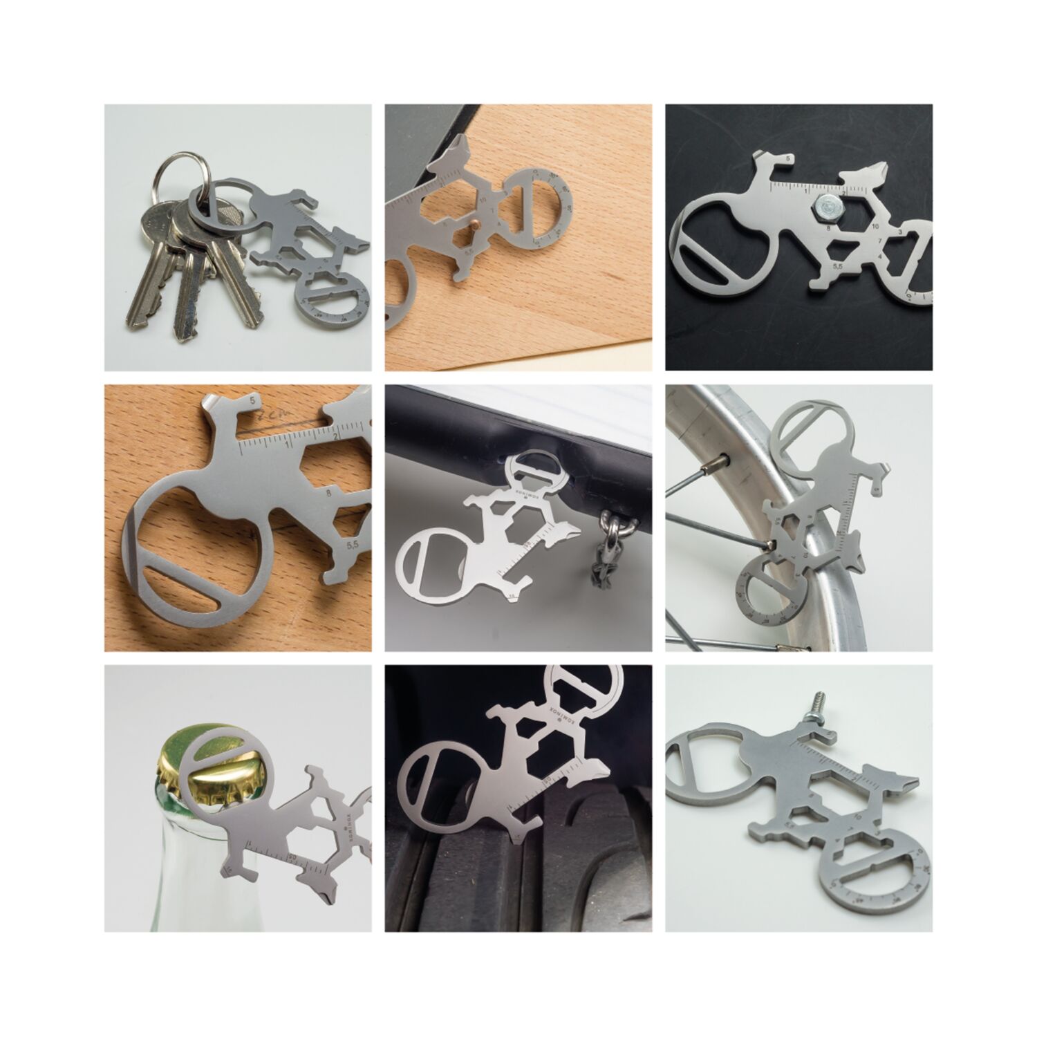 Das Key Tool kommt in einem „Danke”-Mäppchen inkl. Funktionsbeschreibung. „An die Werkzeuge, fertig, los“!