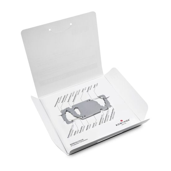 Key Tool in einem „Super Dad”-Mäppchen inkl. Funktionsbeschreibung. „An die Werkzeuge, fertig, los“!