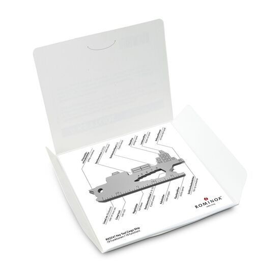 Key Tool in einem „Frohe Weihnachten”-Mäppchen inkl. Funktionsbeschreibung. „An die Werkzeuge, fertig, los“!