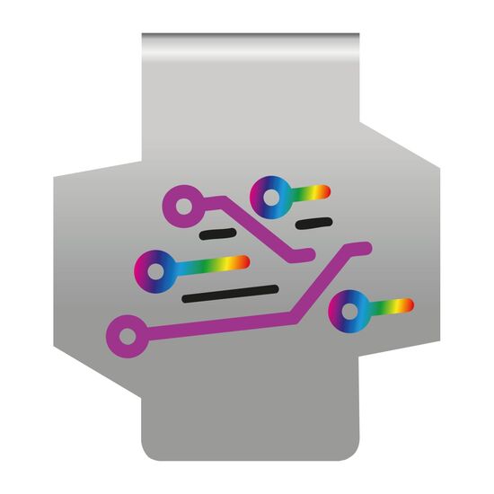 Mehrweg-Büroklammer Shape Clip, 9 Varianten, ideal für das Zusammenhalten von Dokumenten, bis zu 18 Seiten Klemmkraft