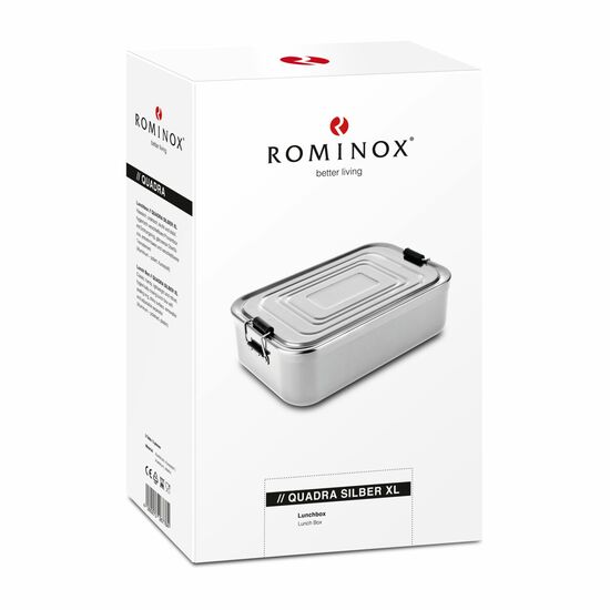 ROMINOX® Lunchbox // Quadra Silber XL