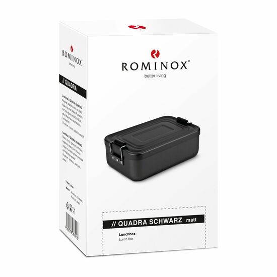 ROMINOX® Lunchbox // Quadra Schwarz matt