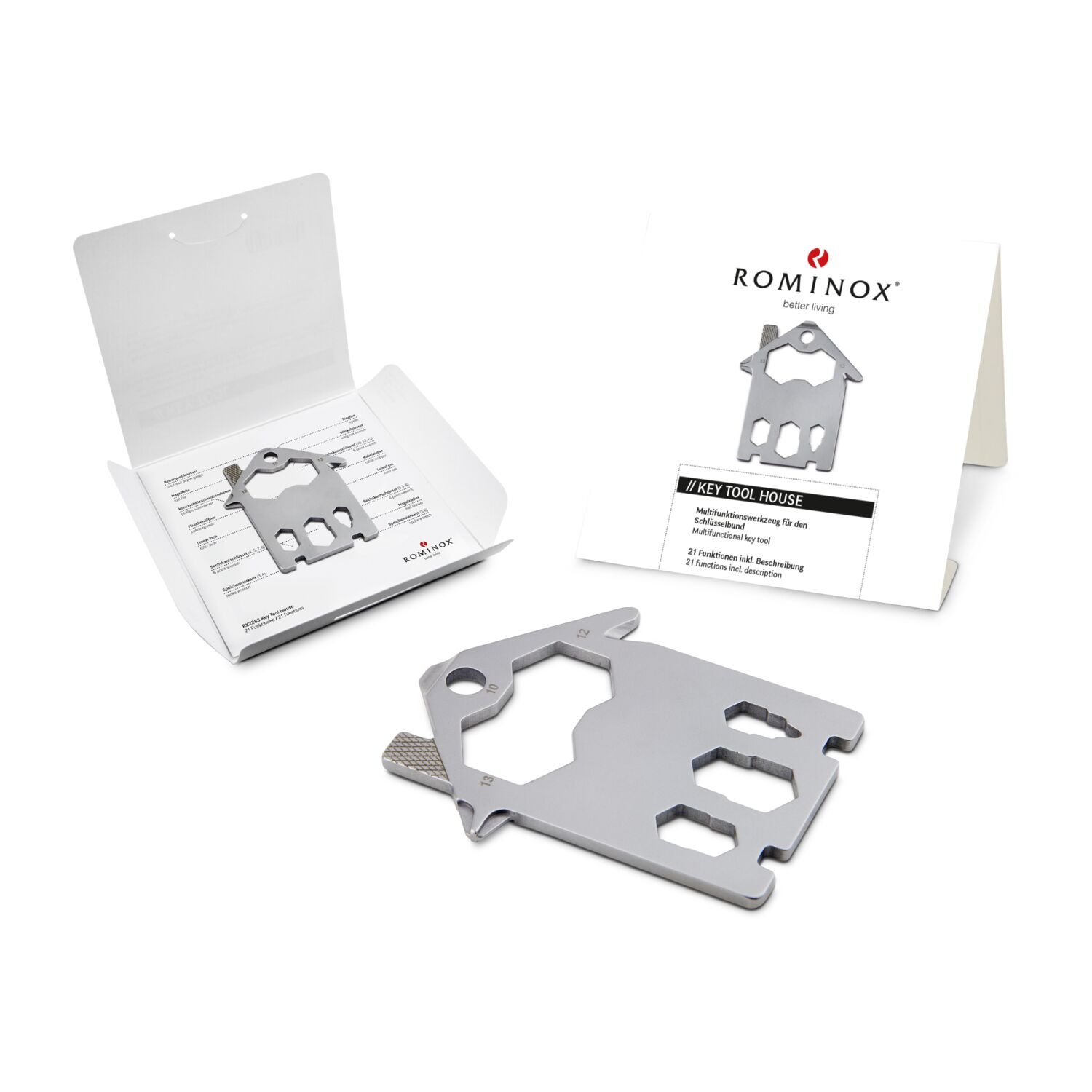 ROMINOX® Key Tool // House - 21 Funktionen