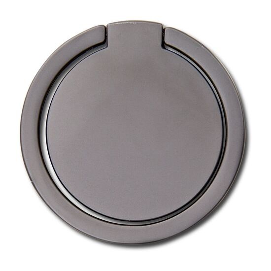 3in1 Handy Ring inkl. Verpackung: Fingerhalterung, Ständer für Smartphones, Aufsatz für magnetische Autohalterung (Metall)