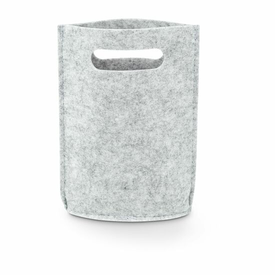 Hochwertige Filztasche, handliche Form mit ovalem Boden, ideal geeignet für kleine Überraschungen