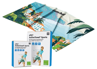 rPET ActiveTowel® Microfaser-Sporthandtuch
