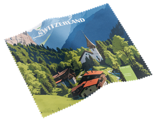 rPET Brillentuch im Papieretui