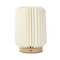 Coollux faltbare Papier LED-Lampe Aurora auf Holzsockel, 22cm