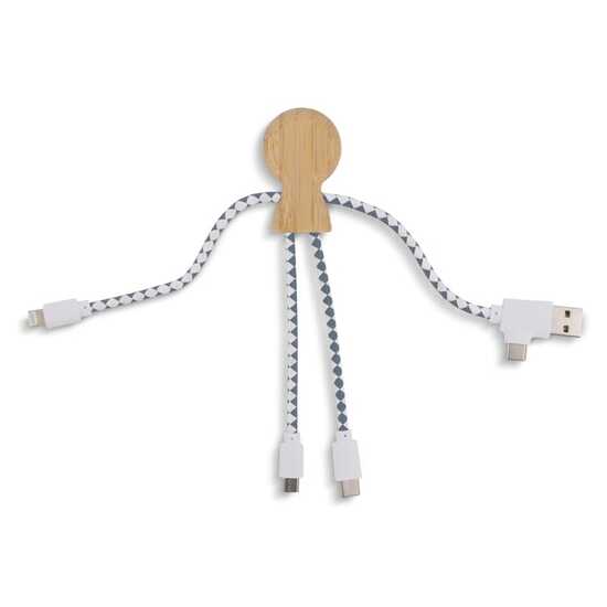 Xoopar Mr. Bio Bamboo Charging Cable