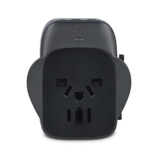 PowerPro Reiseadapter aus recyceltem Kunststoff