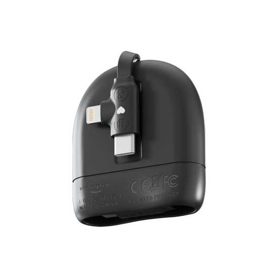 Xoopar ICE-R Einziehbares USB-C- und Lightning-Kabel 60 W 1 Meter