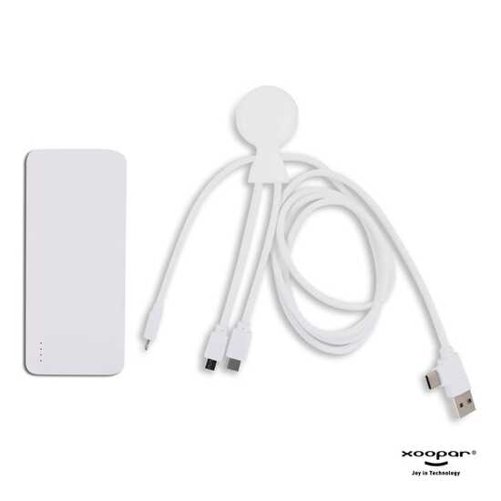 3199 | Xoopar Mr. Bio Powerbank and Cable pack 7000mAh