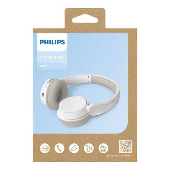 TAH3209 |Philips Bluetooth on ear Kopfhörer mit 25 Stunden Spielzeit