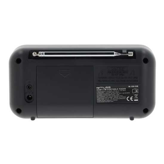 M-109 DB | Muse Portable Radio FM/DAB+