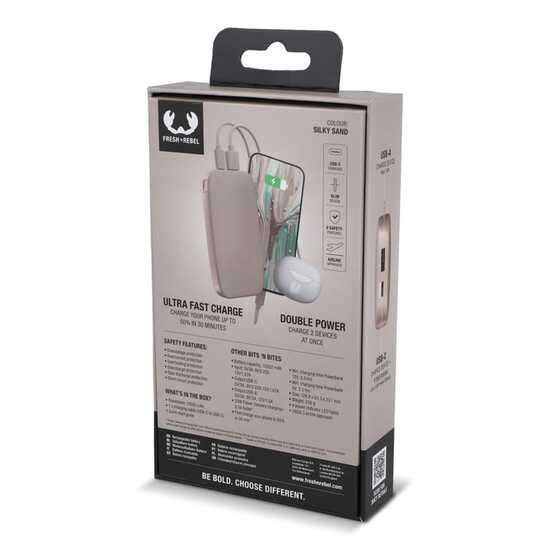 2PB12100 | Fresh 'n Rebel Powerbank 12000mAh USB-C Schnellladung 20W
