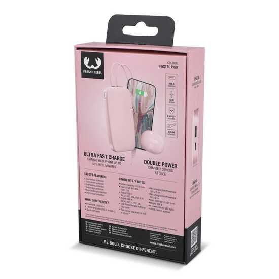 2PB12100 | Fresh 'n Rebel Powerbank 12000mAh USB-C Schnellladung 20W