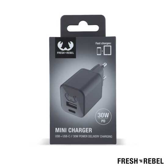 2WC30 I Fresh 'n Rebel Mini Charger USB-C + A PD // 30W