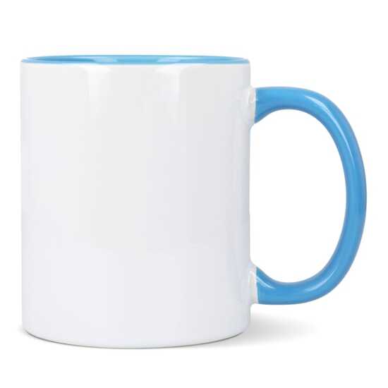 Oslo Sublimationsbecher  farbig innen & Griff 300ml