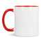 Oslo Sublimationsbecher  farbig innen & Griff 300ml