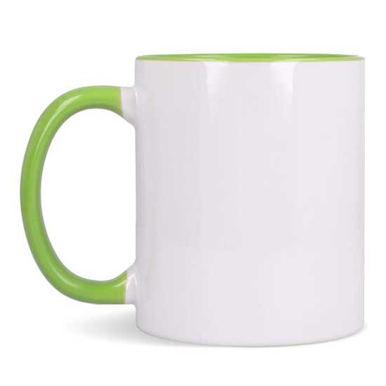 Oslo Sublimationsbecher  farbig innen & Griff 300ml