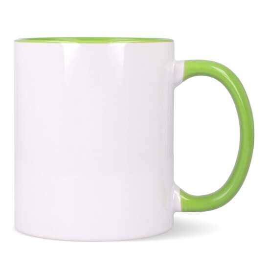 Oslo Sublimationsbecher  farbig innen & Griff 300ml