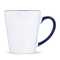Melbourne Sublimationsbecher farbiger Rand & Henkel 300ml