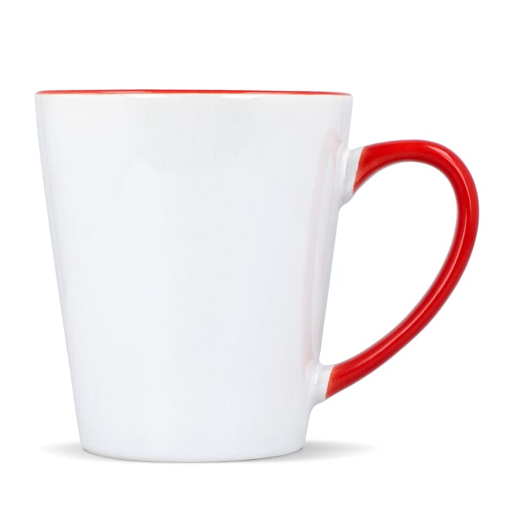Melbourne Sublimationsbecher farbiger Rand & Henkel 300ml