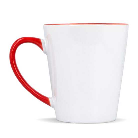 Melbourne Sublimationsbecher farbiger Rand & Henkel 300ml