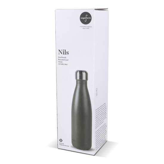 Sagaform Nils Stahlflasche Pulverbeschichtet 500 ml