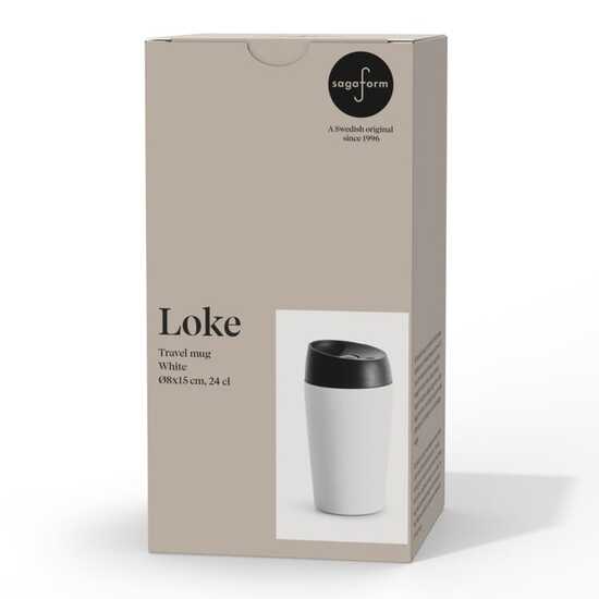 Sagaform Loke Reisebecher Farbe beschichtet 240ml