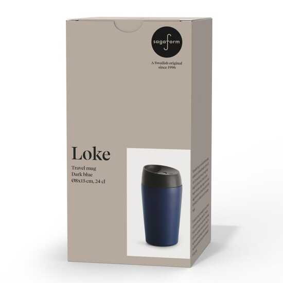 Sagaform Loke Reisebecher Farbe beschichtet 240ml