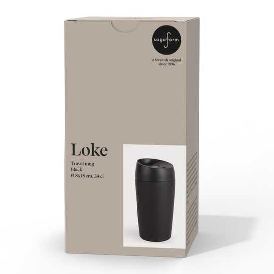 Sagaform Loke Reisebecher mit gummierter Oberfläche 240ml