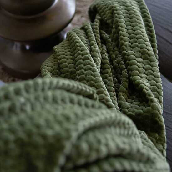 Sagaform Maja Fleece kariert 130x170 cm