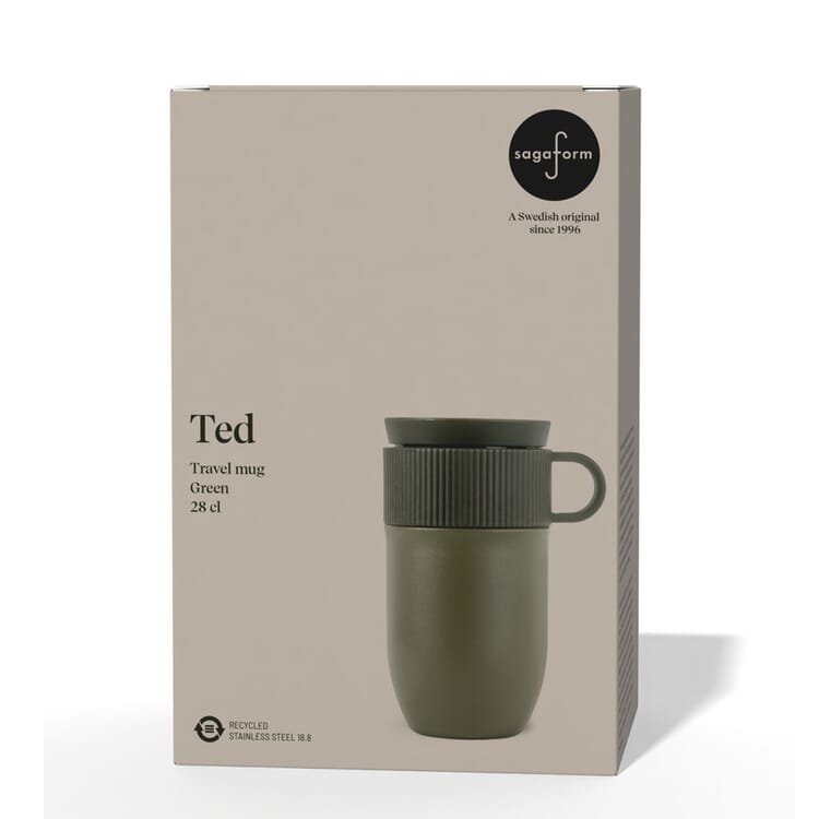 Sagaform Ted isolierter Becher, 280ml auslaufsicher und spülmaschinenfest