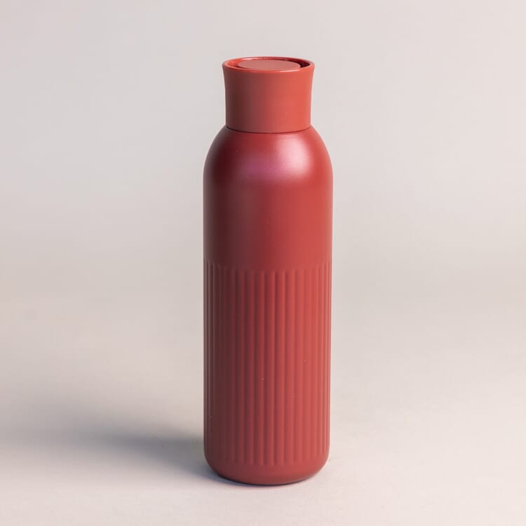 Sagaform Tekla Push Stahlisolierflasche mit Druckverschluss (recycelt) 500 ml