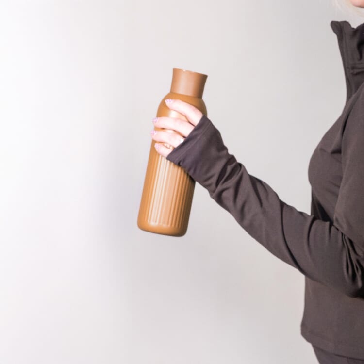 Sagaform Tekla Push Stahlisolierflasche mit Druckverschluss (recycelt) 500 ml