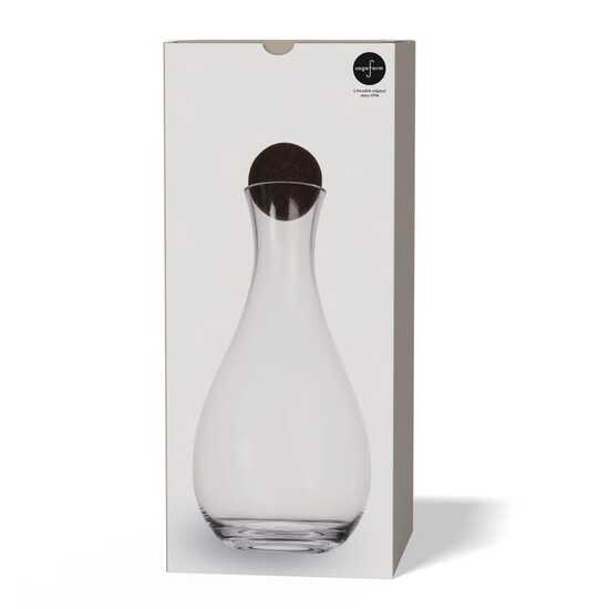 Sagaform Nature Weinkaraffe mit Korkstopfen 2 liter