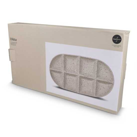 Sagaform Ditte Keramik-Servierplatte 36 x 20 cm