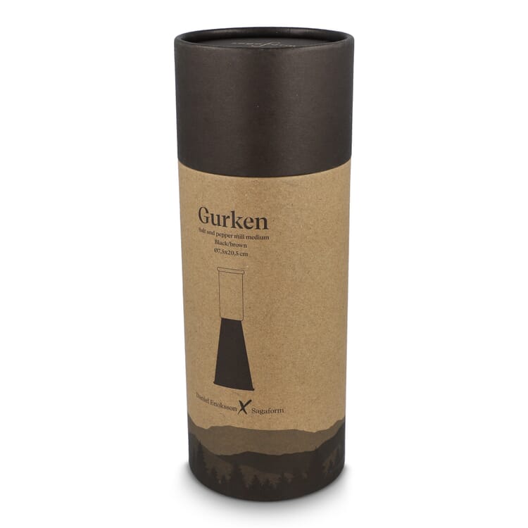 Sagaform "Gurken" Salz- oder Pfeffermühle medium, 20,5 cm