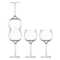 Byon Opacity 4er-Set Weingläser mit stilvollem Glasmuster 470ml