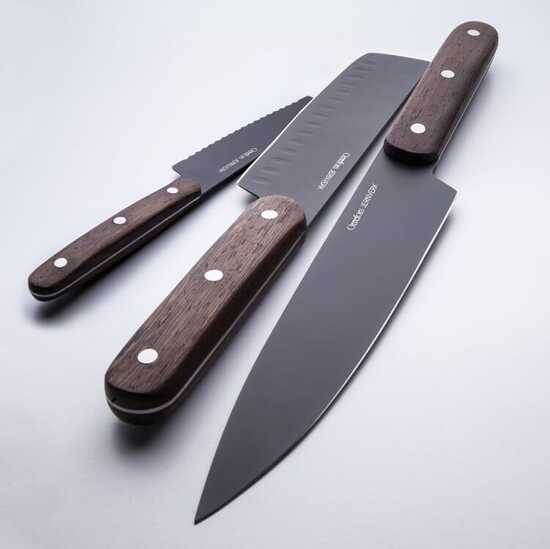 Orrefors Jernverk Messerset holz 3er-Set