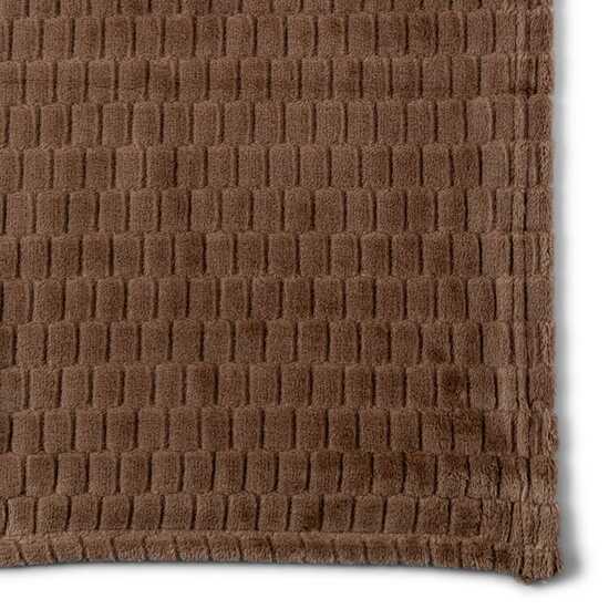 Kosta Linnewafveri Fleece Plaid Jaquard 130x170 cm