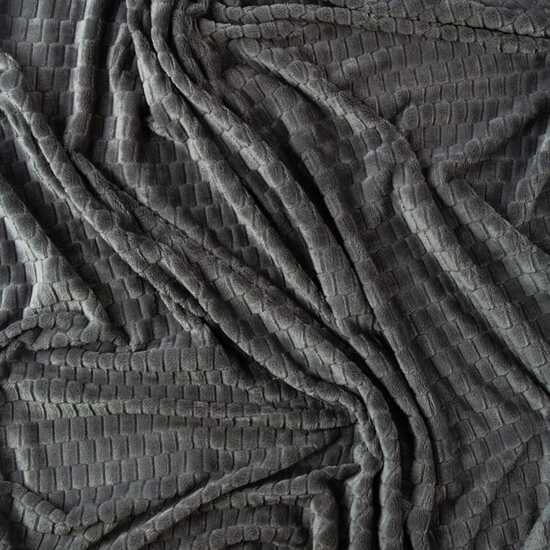 Kosta Linnewafveri Fleece Plaid Jaquard 130x170 cm