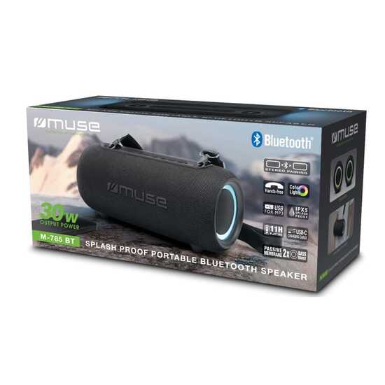 M-785 BT | Muse Bluetooth-Wasserdichter Lautsprecher 30 W